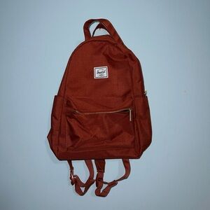 Rust Orange Herschel Mini Backpack